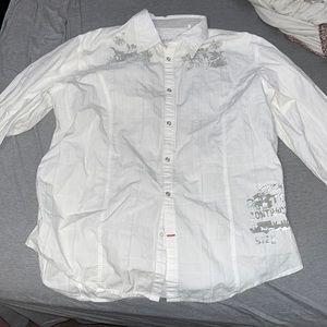 Guess Men’s XL Button Down Shirt